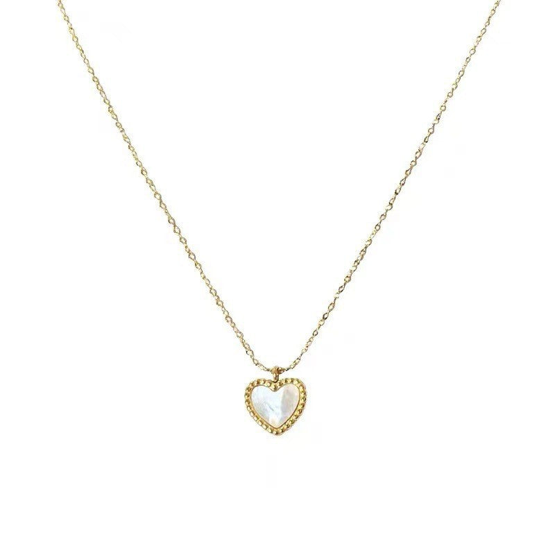 New Fritillary Love Versatile Simple Clavicle Chain Jewelry